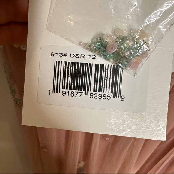 NWT Mac Duggal 9134 Flare Sleeve Floral Dress Size 12 - Picture 8 of 13